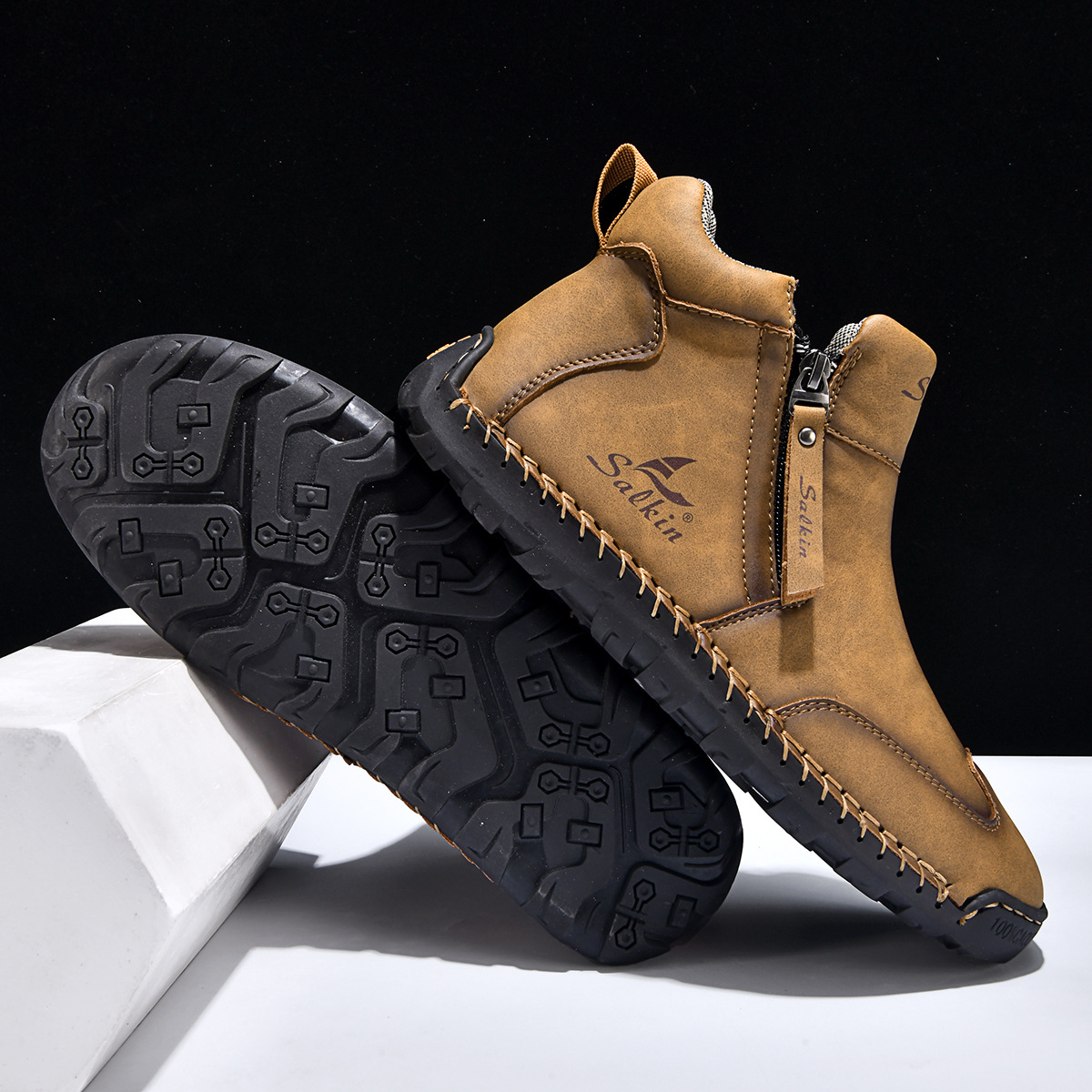 Adventure-Ready Leather Footwear