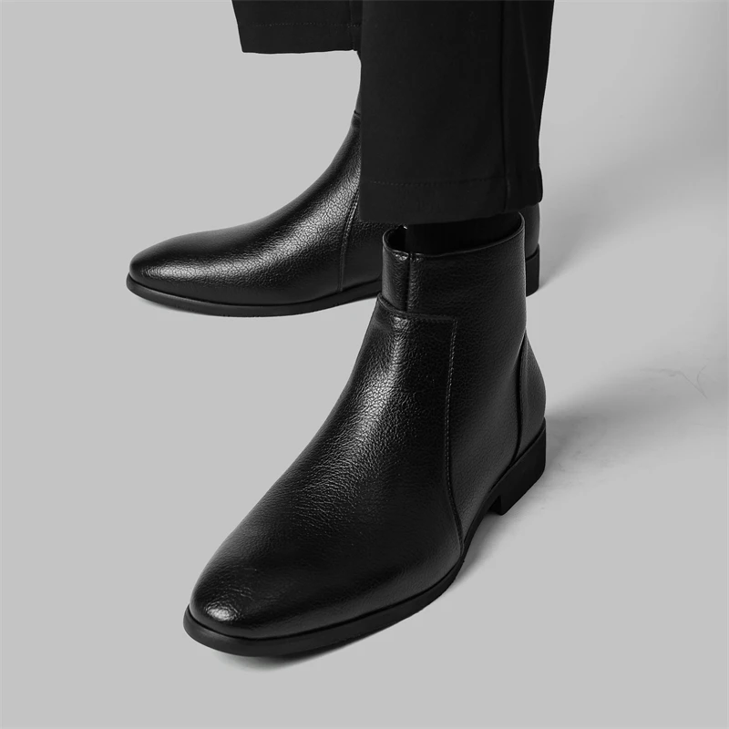 Ronaldo Premium Leather Chelsea Boots