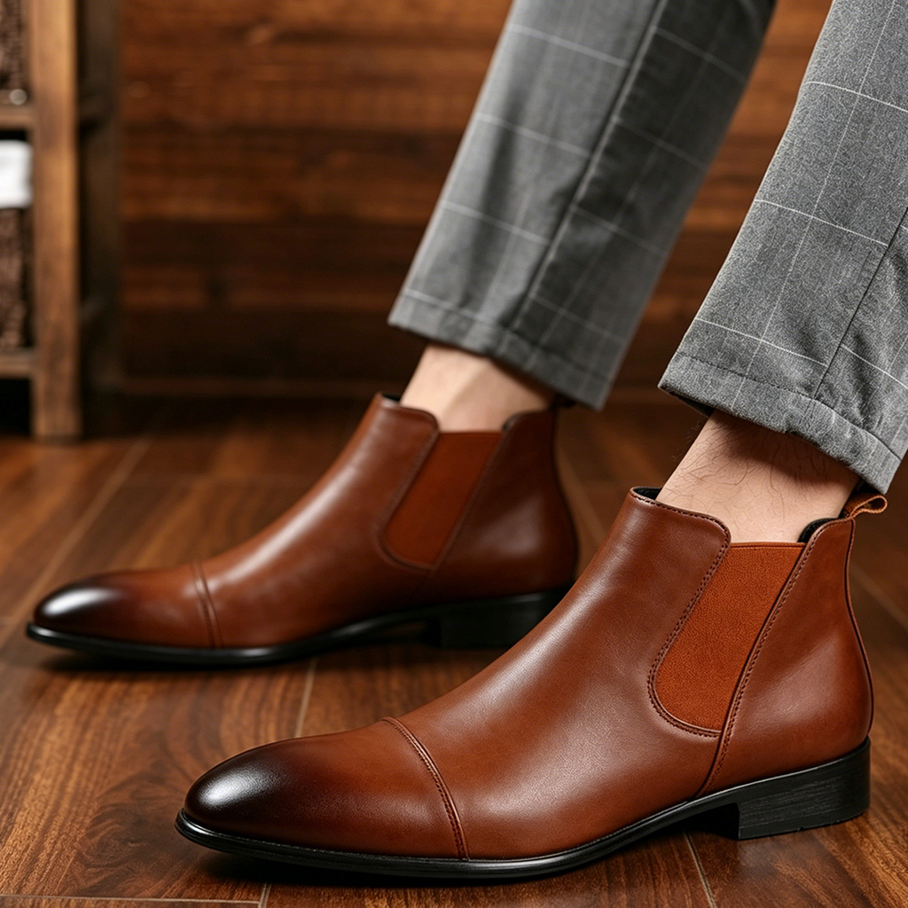 Verona Leather Ankle Boots