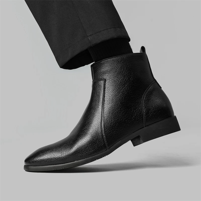 Ronaldo Premium Leather Chelsea Boots