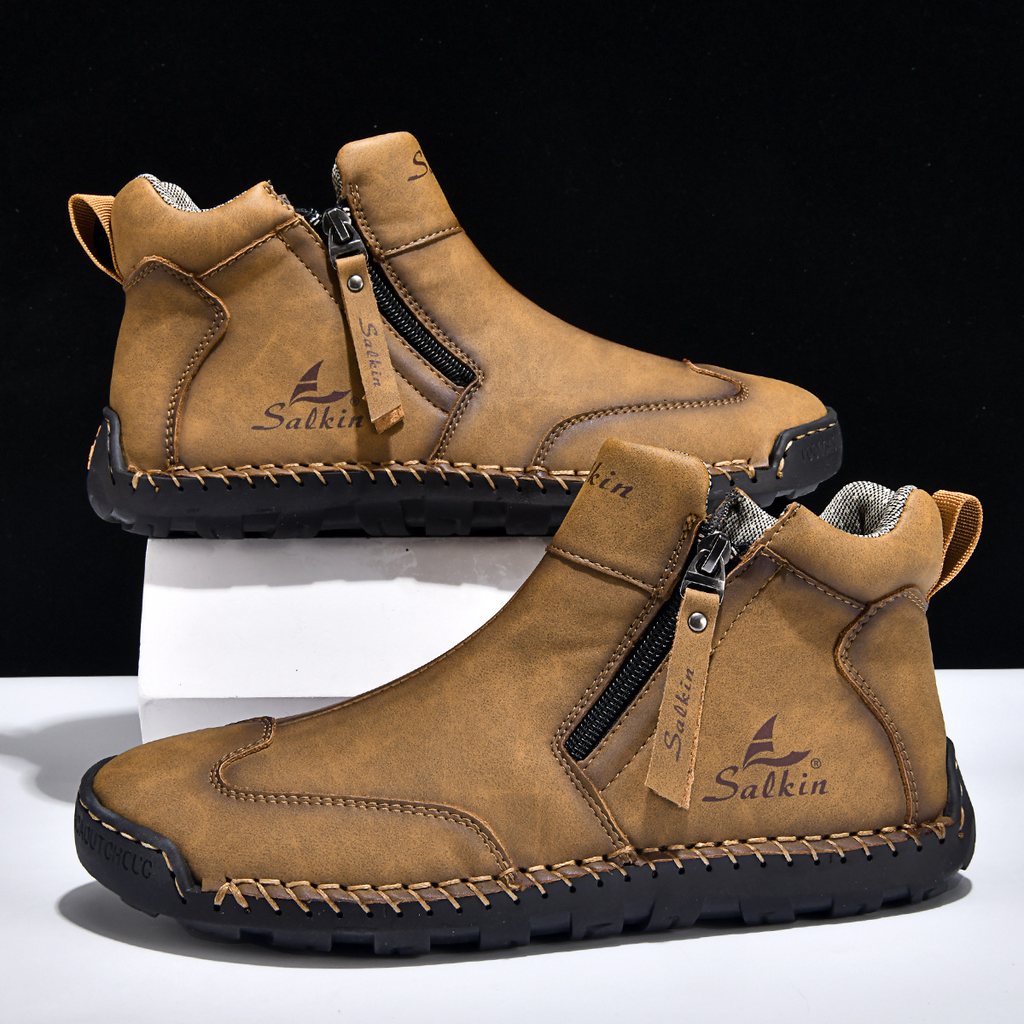 Adventure-Ready Leather Footwear