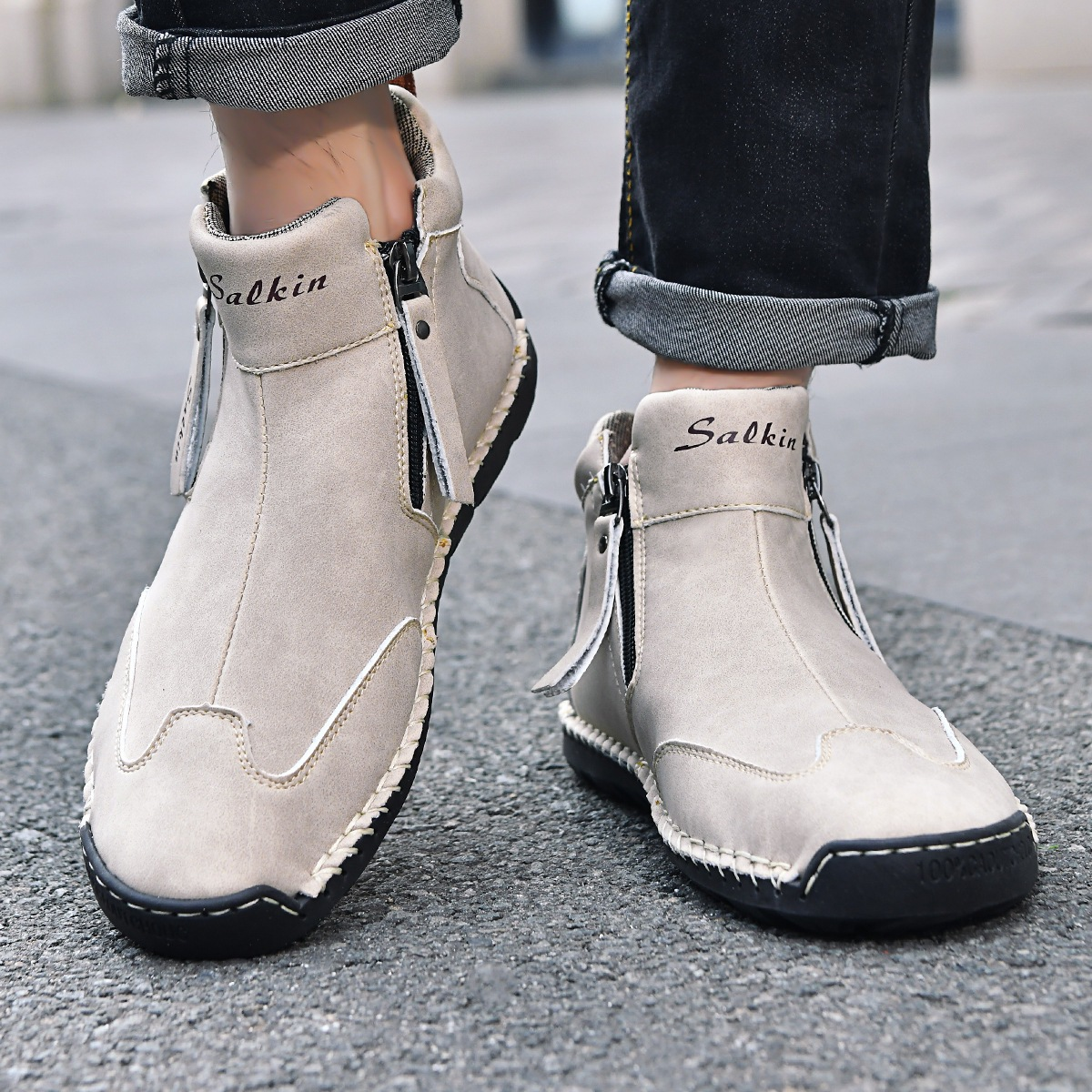 Adventure-Ready Leather Footwear
