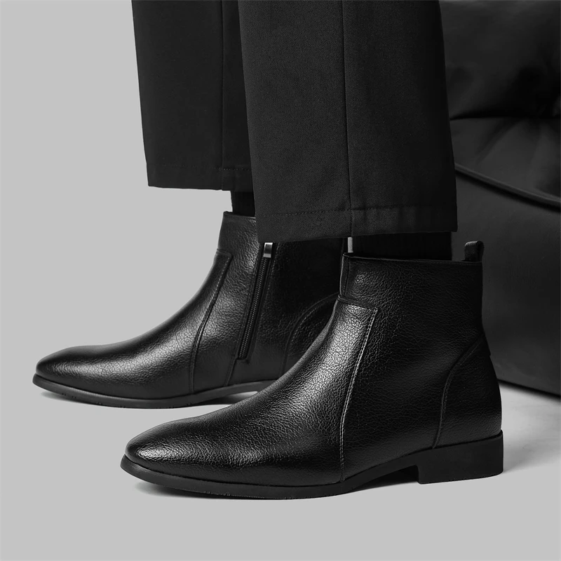 Ronaldo Premium Leather Chelsea Boots