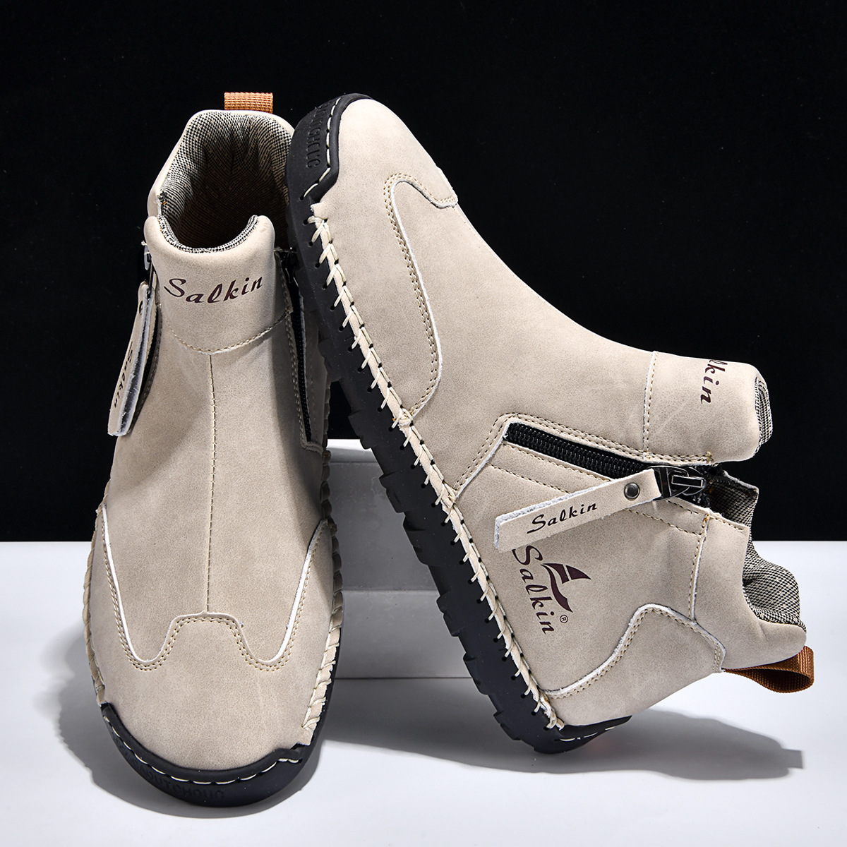 Adventure-Ready Leather Footwear