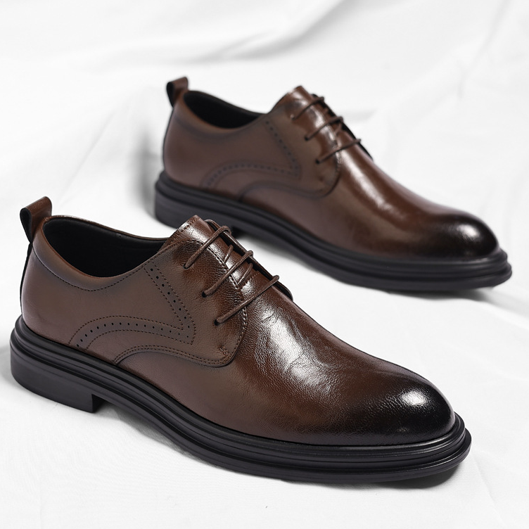 Romano Genuine Leather Oxford Dress Shoes