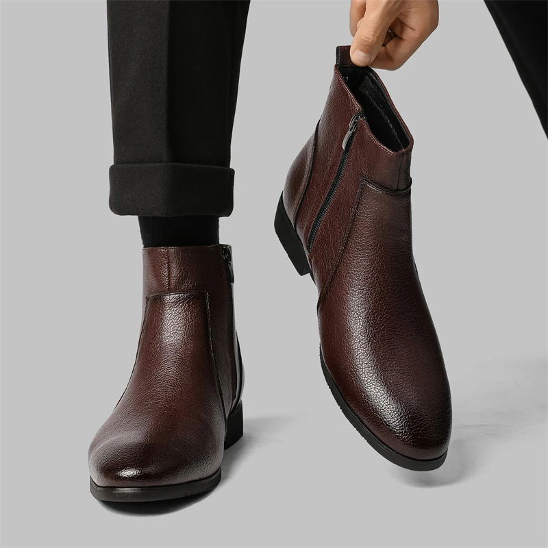 Ronaldo Premium Leather Chelsea Boots