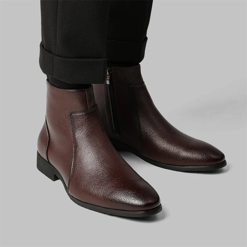 Ronaldo Premium Leather Chelsea Boots