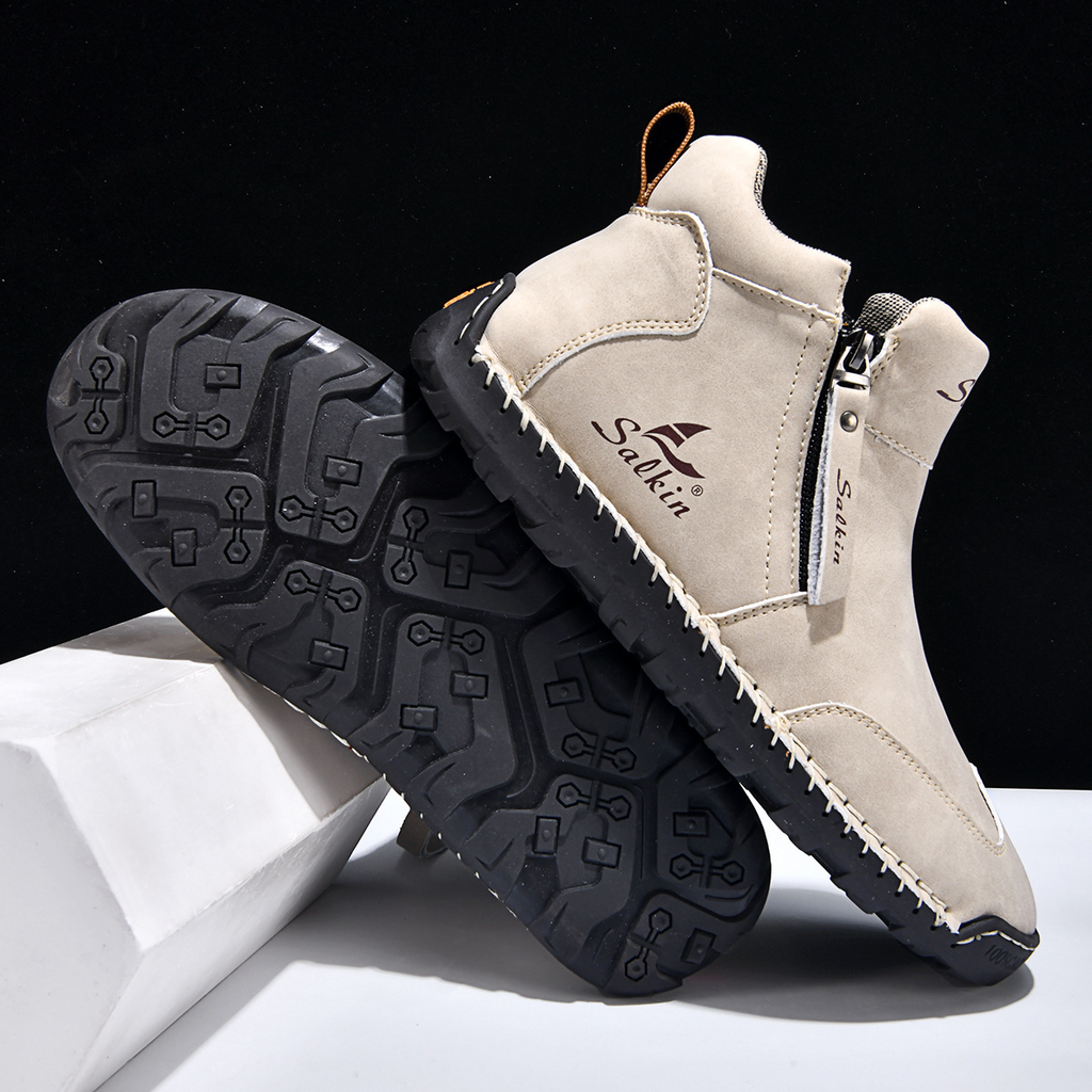 Adventure-Ready Leather Footwear