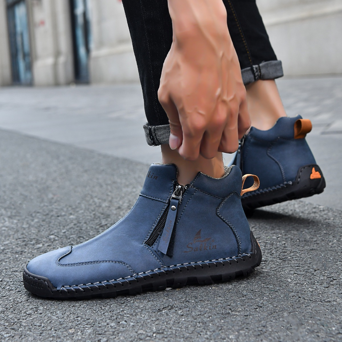 Adventure-Ready Leather Footwear