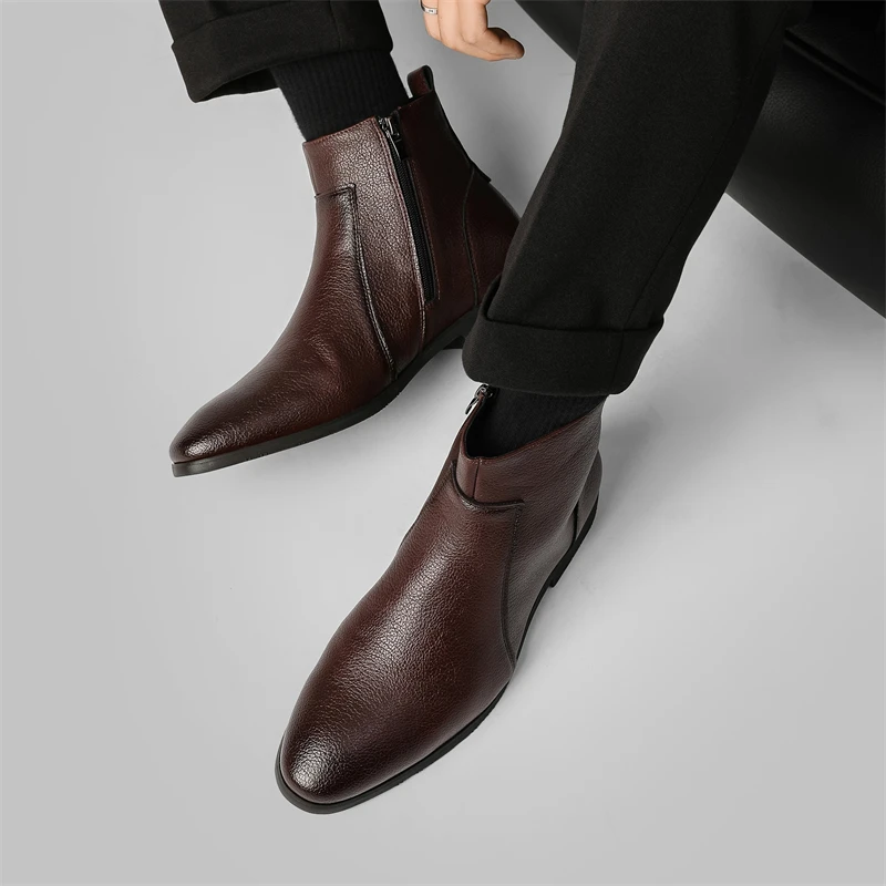 Ronaldo Premium Leather Chelsea Boots