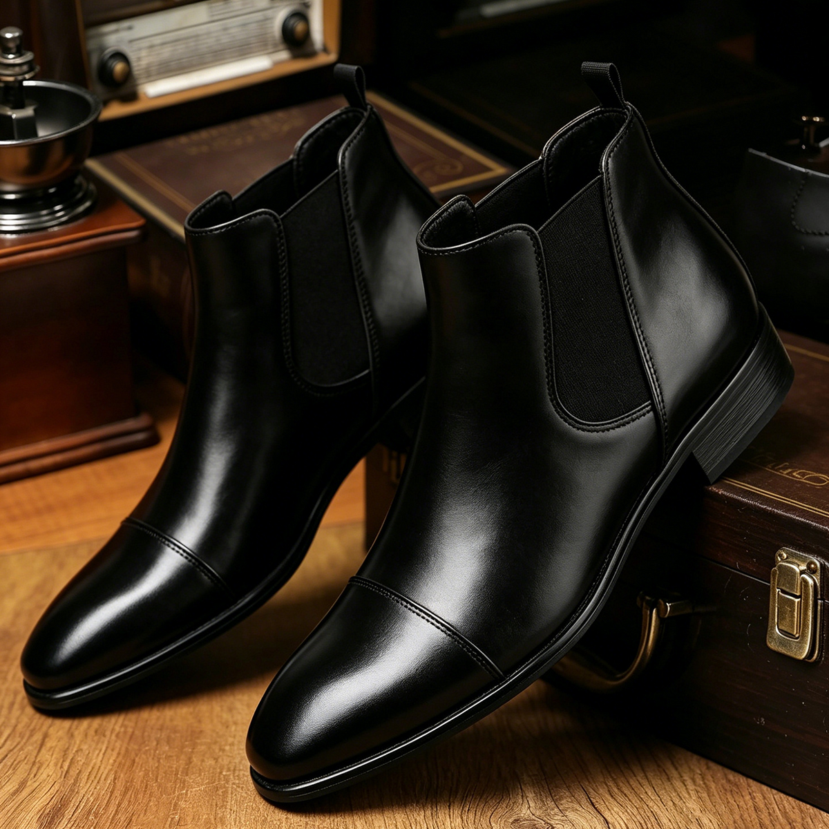 Verona Leather Ankle Boots