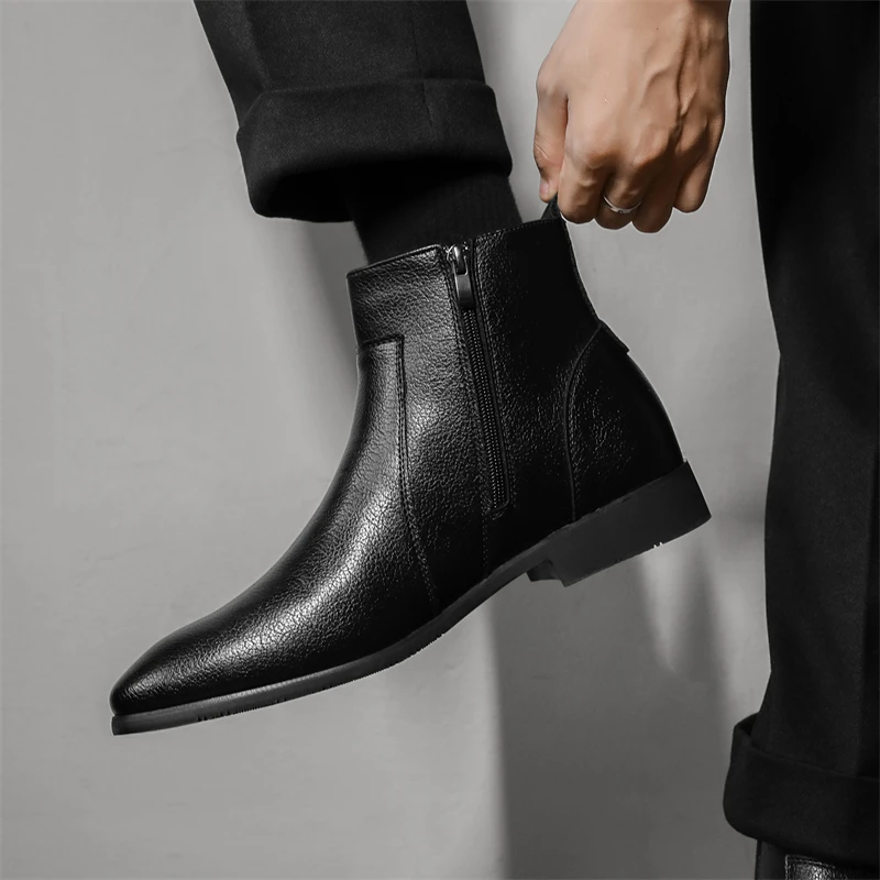 Ronaldo Premium Leather Chelsea Boots