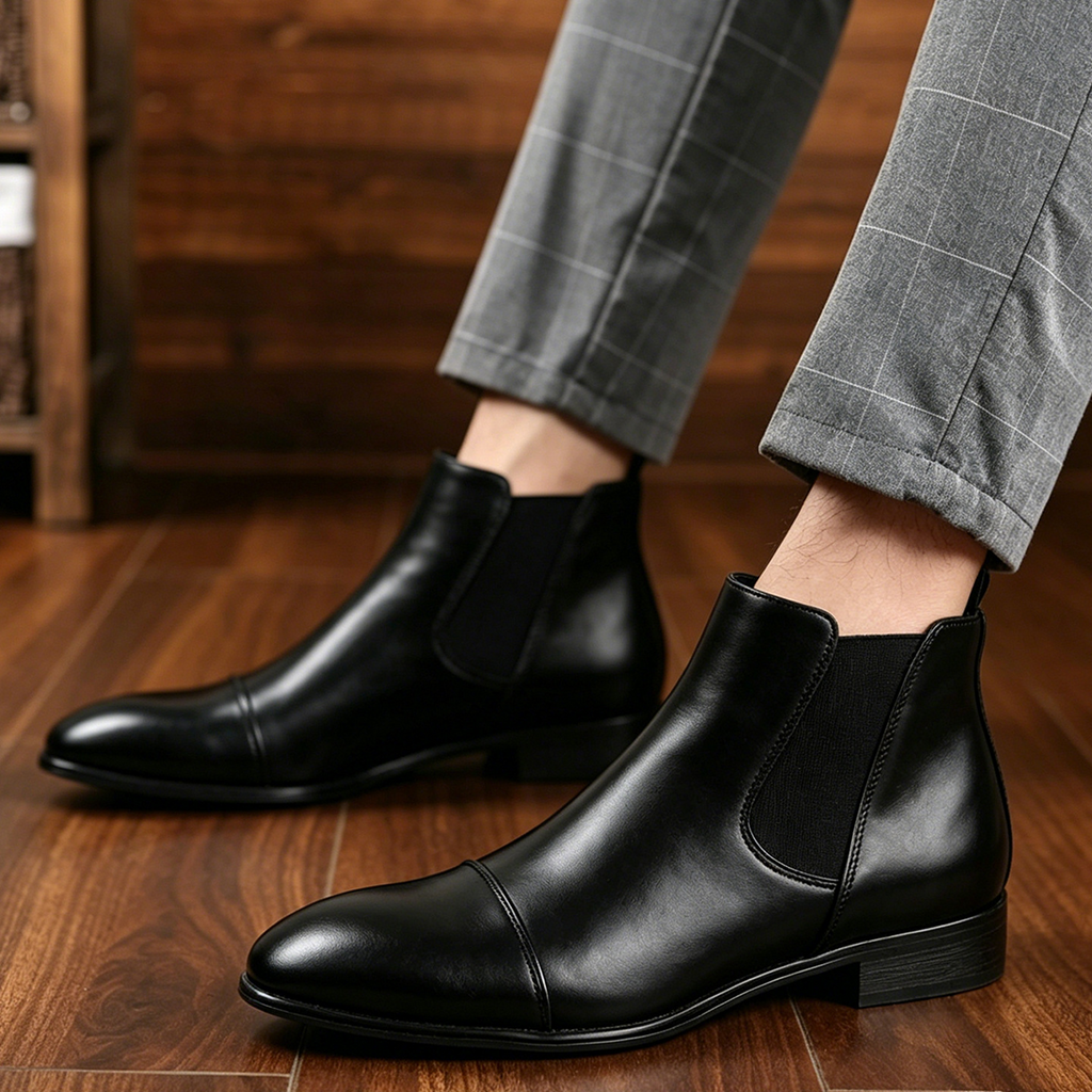 Verona Leather Ankle Boots