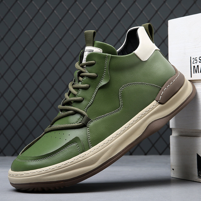 Authentic Italian Leather Sneakers by Ravello