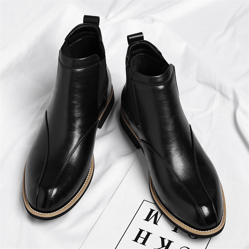 Marcello Leather Ankle Boots
