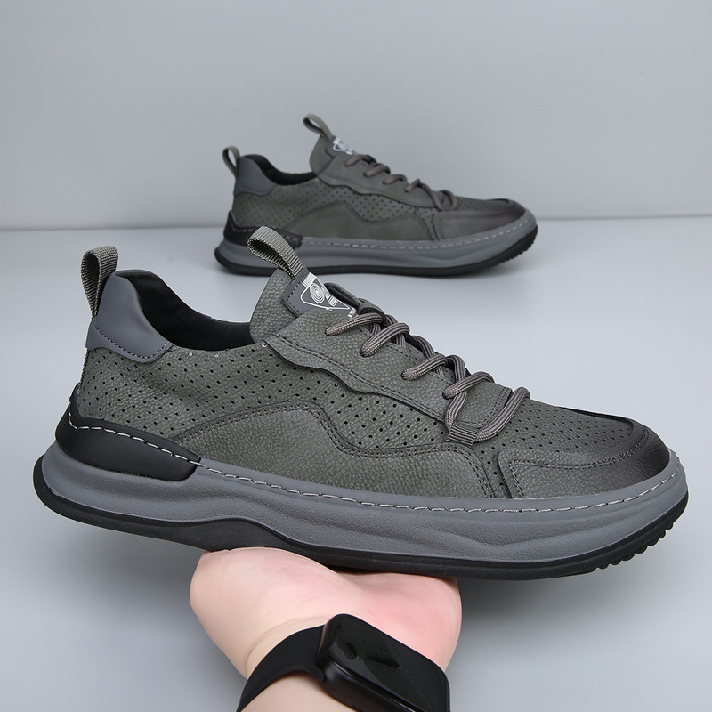 Italian Leather Sneakers by Carlo