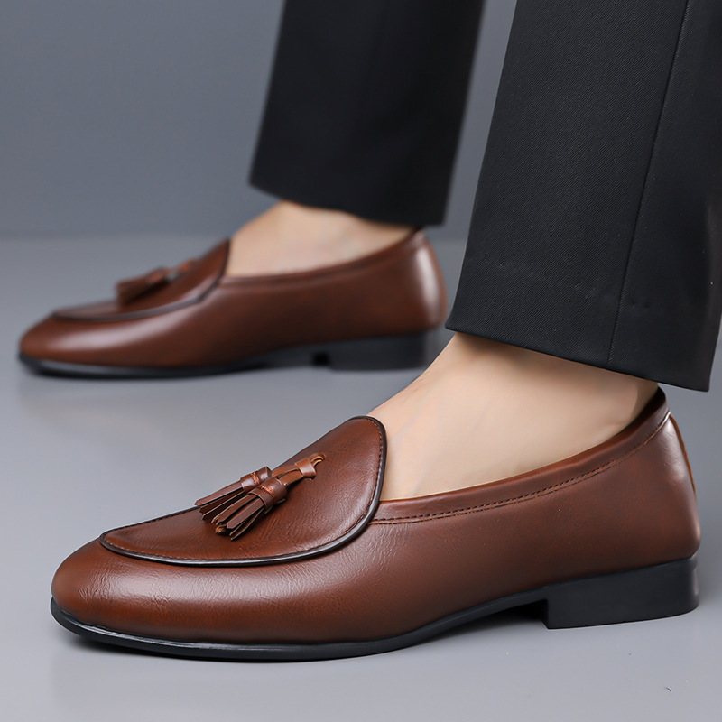 Vittorio Tassel Slip-On Loafers