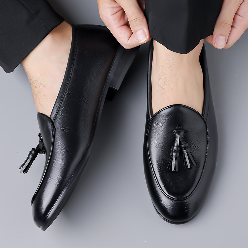 Vittorio Tassel Slip-On Loafers