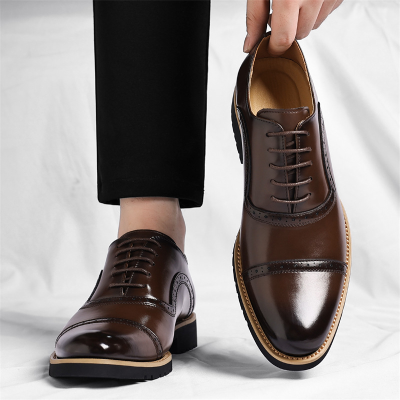 Marco Genuine Leather Dress Shoes