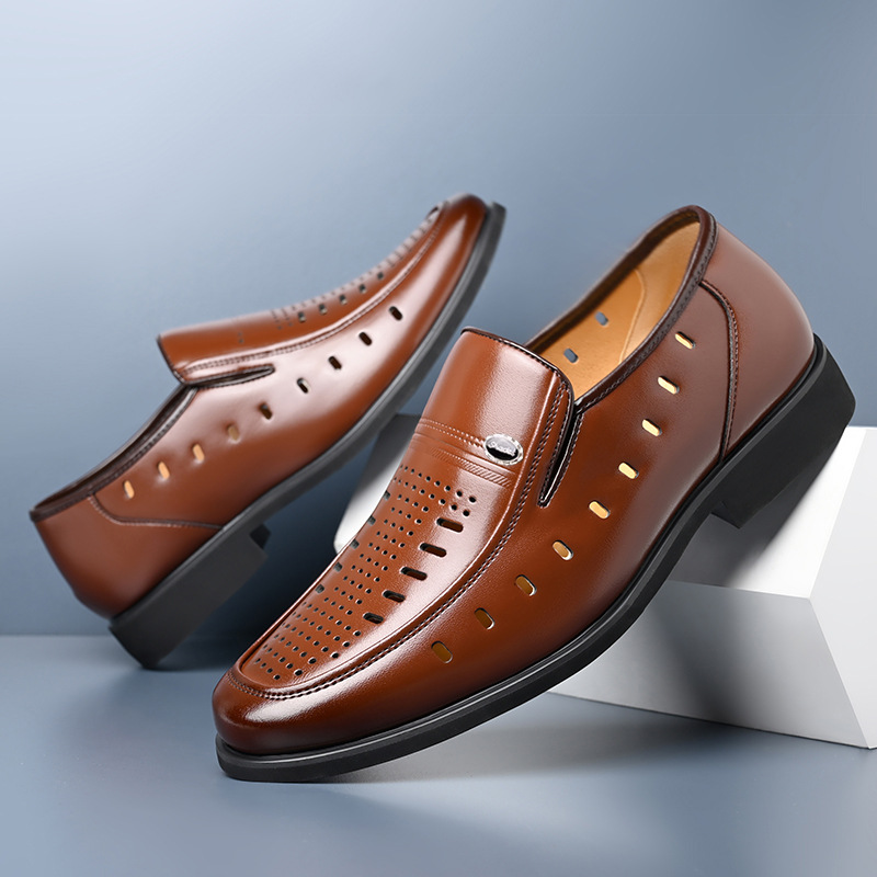 Rivoli Leather Slip-On Shoes