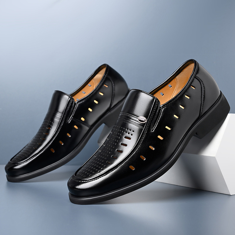 Rivoli Leather Slip-On Shoes