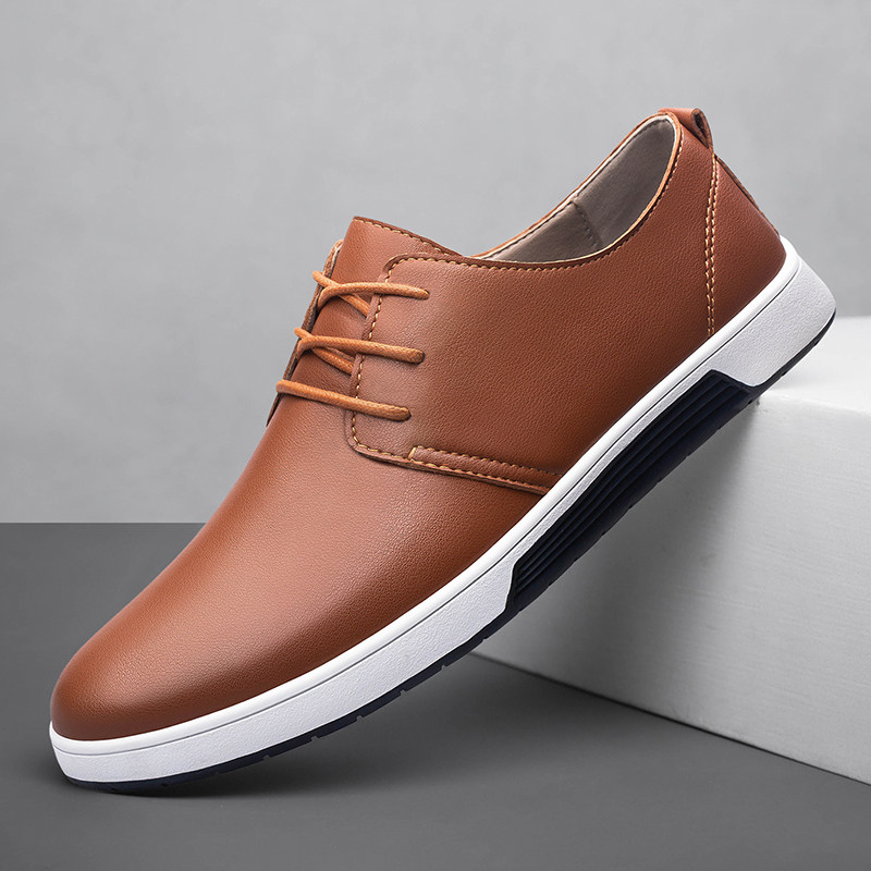 Claude Genuine Leather Sneakers