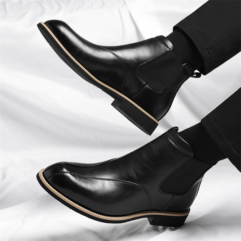 Marcello Leather Ankle Boots