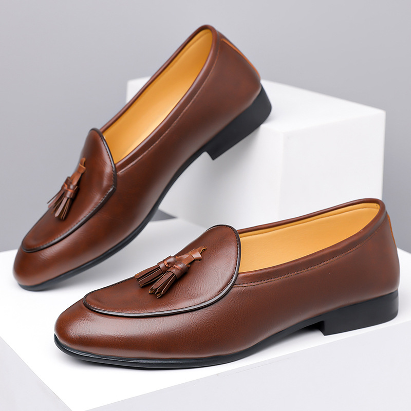 Vittorio Tassel Slip-On Loafers
