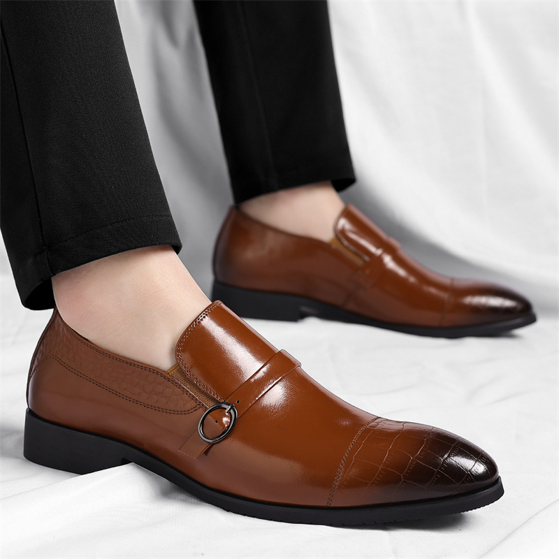Valento Genuine Leather Slip-On Loafers