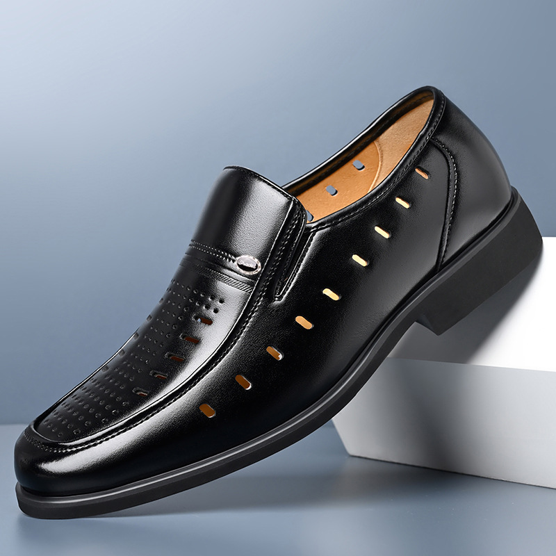 Rivoli Leather Slip-On Shoes