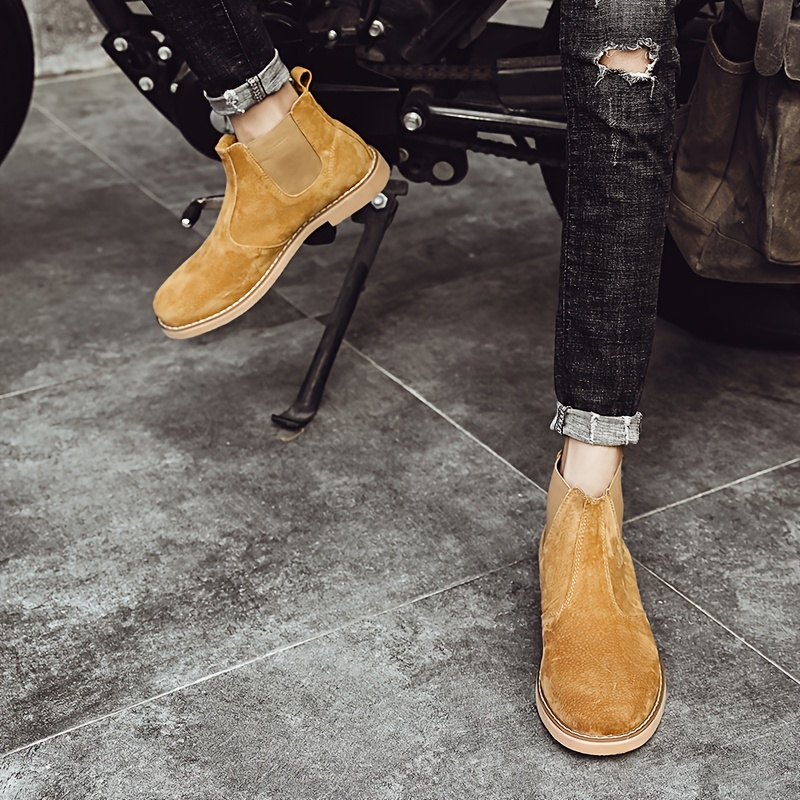 Montaro Suede Chelsea Ankle Boots