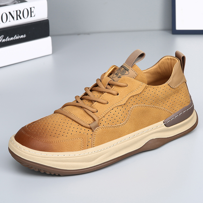 Italian Leather Sneakers by Carlo