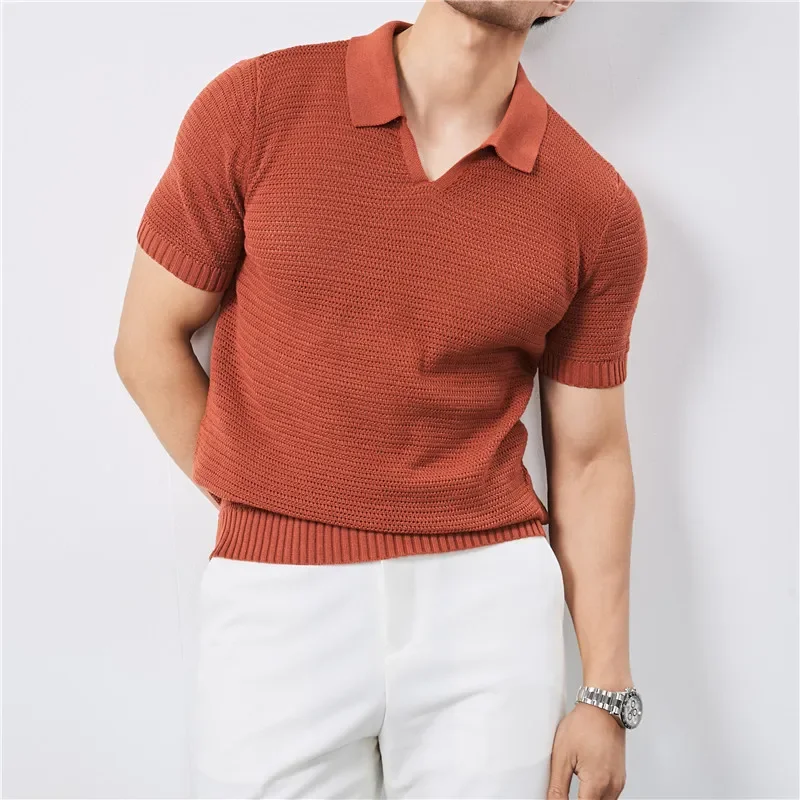 Lusso Knit Polo Tee