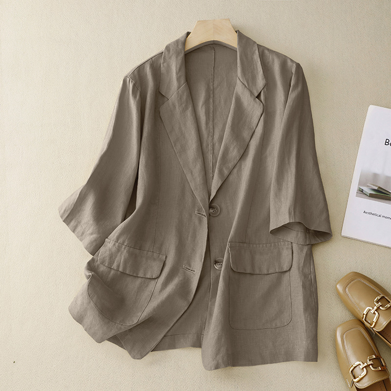 Linen Blazer by Ella