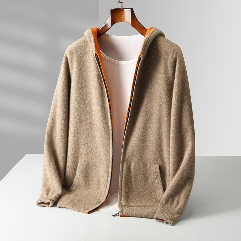 Giorgio Merino Wool Pullover Hoodie