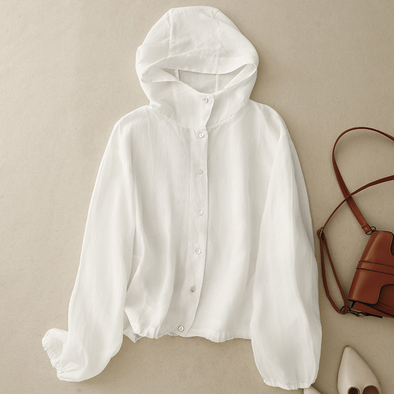 Linen Hoodie by Taylor