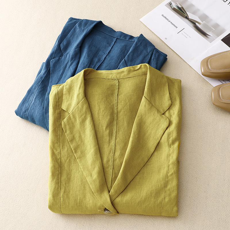 Linen Blazer by Ella