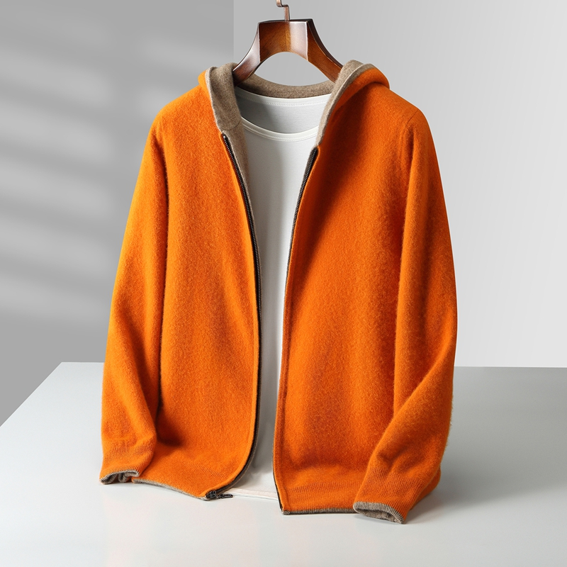 Giorgio Merino Wool Pullover Hoodie