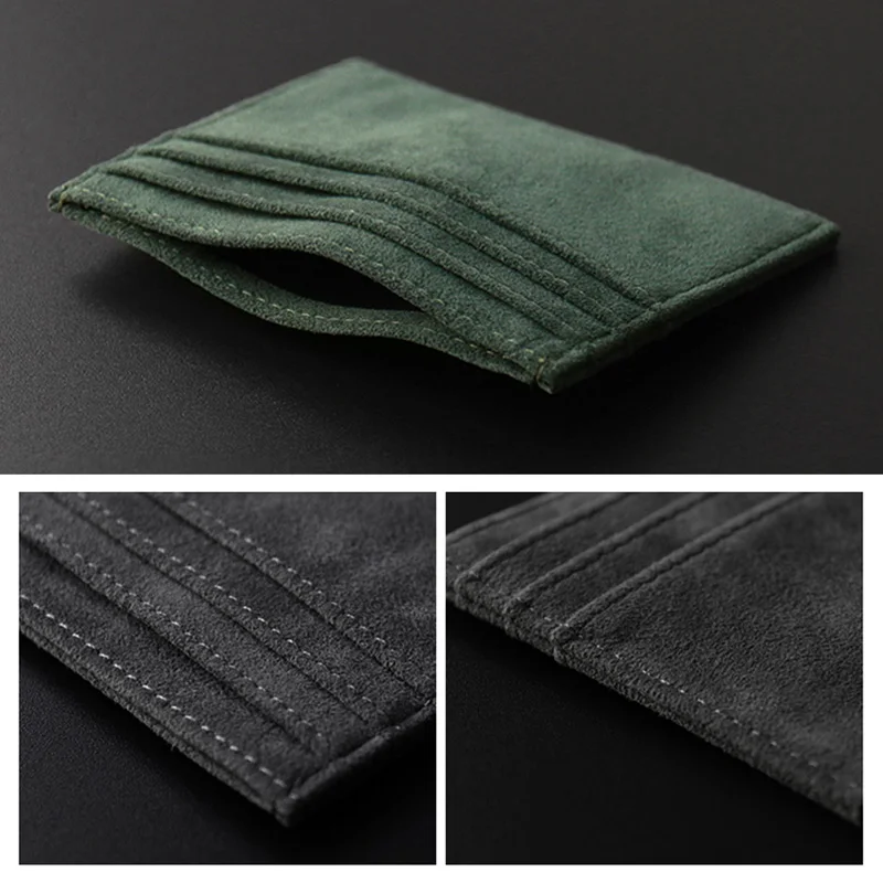 Cavallo Italian Alcantara Leather Wallet