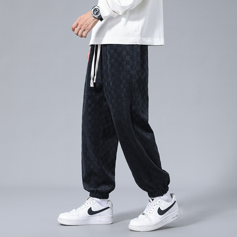 Andre Checkered Corduroy Joggers
