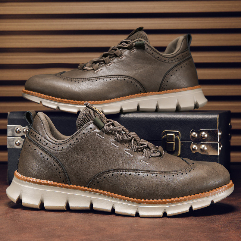 Authentic Carlo Leather Sneakers