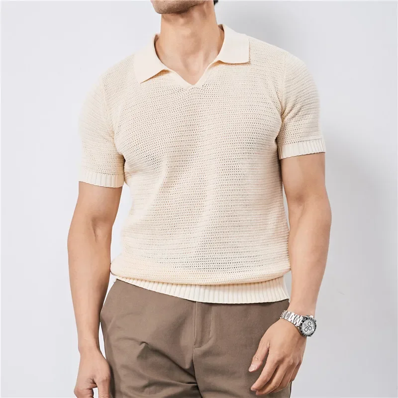 Lusso Knit Polo Tee