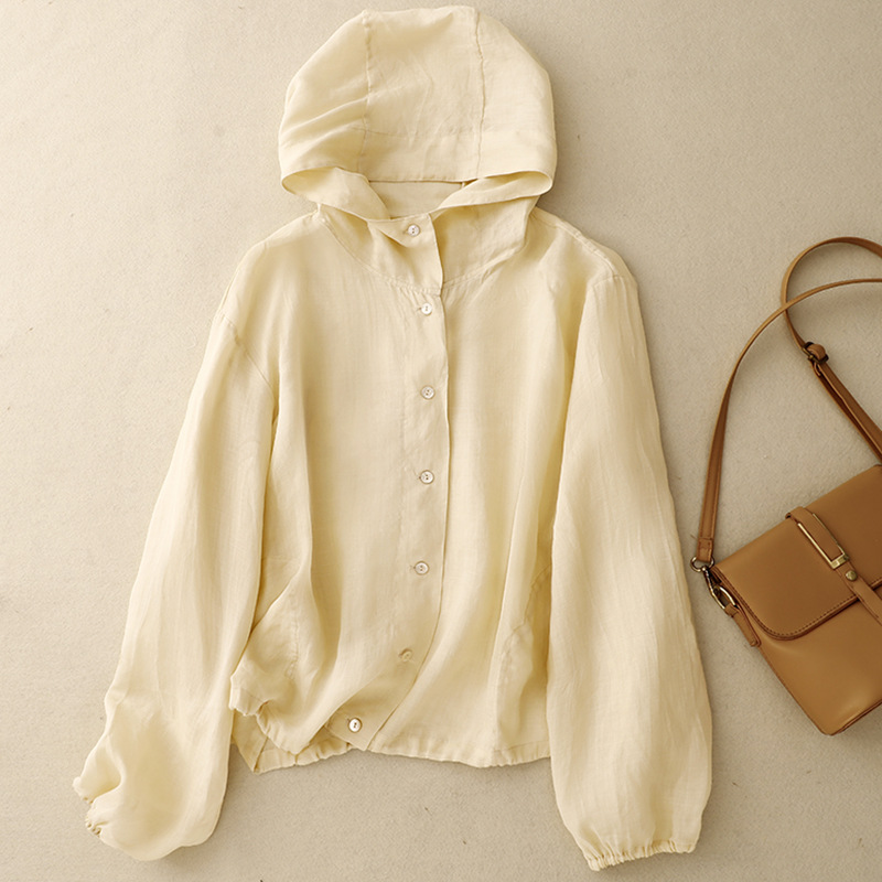 Linen Hoodie by Taylor
