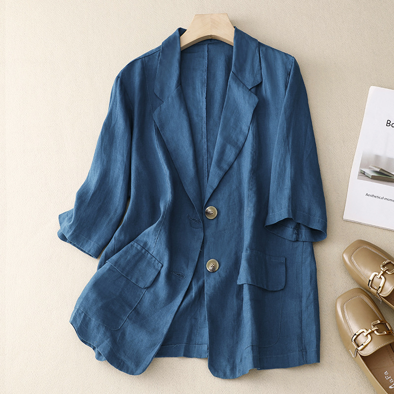 Linen Blazer by Ella