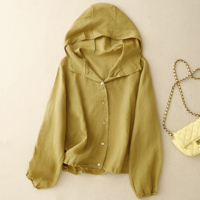 Linen Hoodie by Taylor