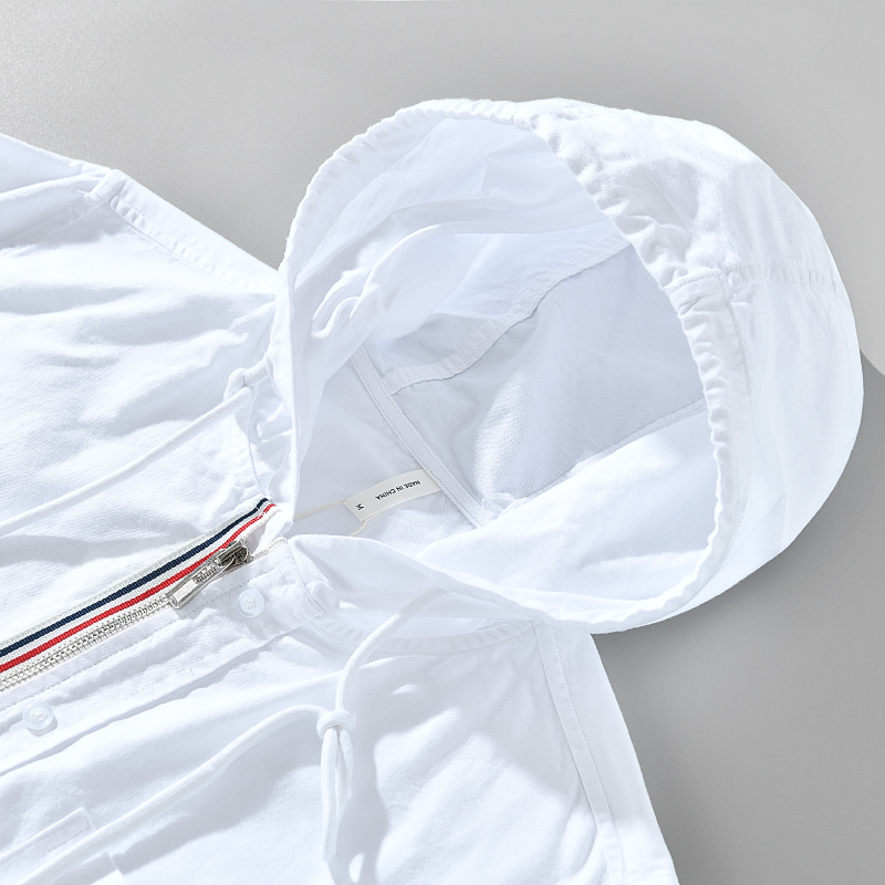 Linen Hoodie Shirt in Chelsea Style