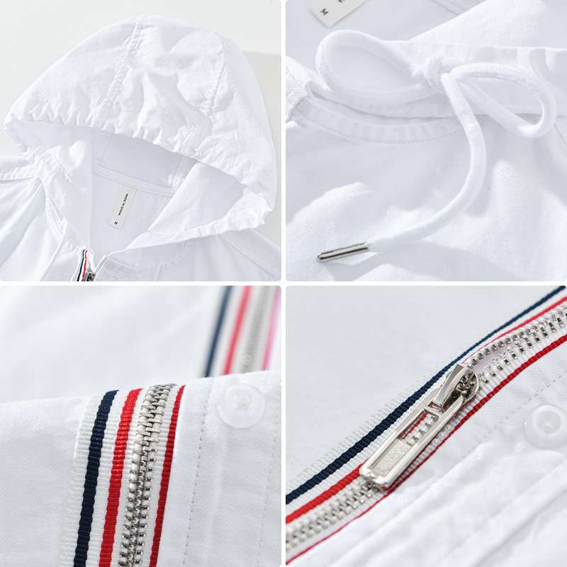 Linen Hoodie Shirt in Chelsea Style