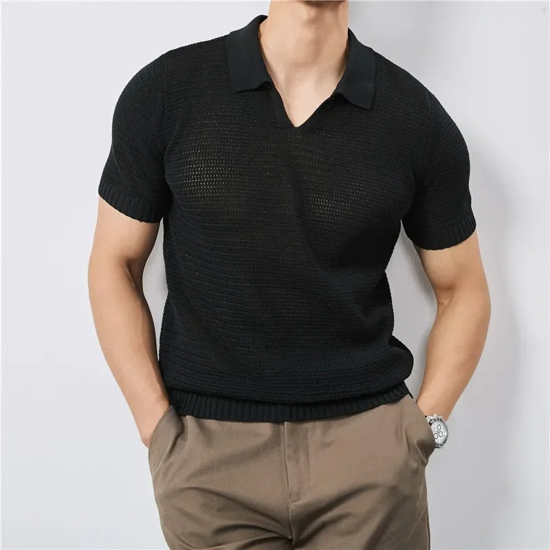 Lusso Knit Polo Tee