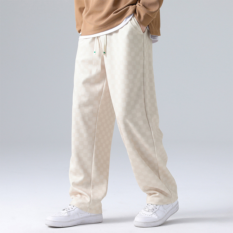 Lusso Checkered Corduroy Joggers