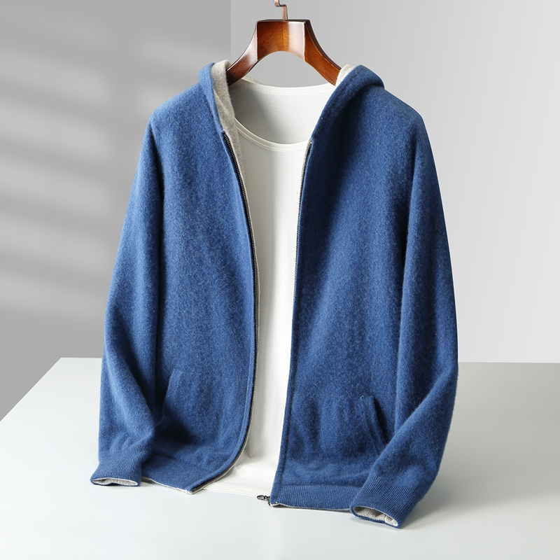 Giorgio Merino Wool Pullover Hoodie